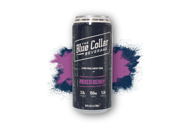 Mixed Berry – The Blue Collar Beverage 16oz Can