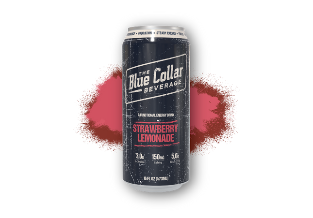 Strawberry Lemonade – The Blue Collar Beverage 16oz Can